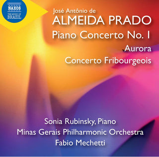 the album cover for Almeida Prado / Rubinsky / Mechetti - Piano Concerto 1