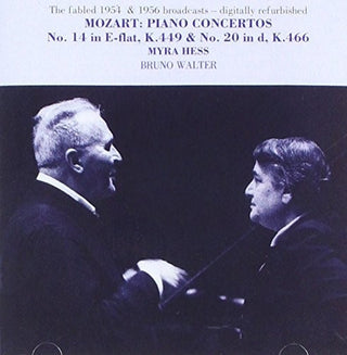 the album cover for MYRA HESS - Piano Concertos 14