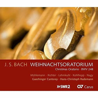 the album cover for Muhlemann / Richter / Rademann - Christmas Oratorio