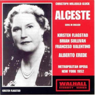 the album cover for Flagstad - Alceste