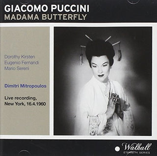 the album cover for Mitropoulos - Madama Butterfly