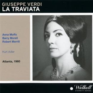 the album cover for Moffo - Traviata