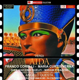 the album cover for Corelli / Verna / Guelfi - Aida