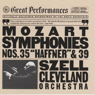 the album cover for Unknown Artist - Symphonynies 35 & 39