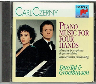 the album cover for Tal / Groethuysen - Piano Music for Four