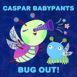 the album cover for Caspar Babypants - Bug Out!