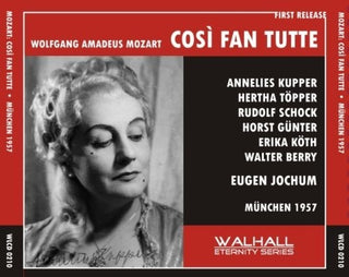 the album cover for K. Holler - Cosi Fan Tutte