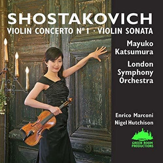 the album cover for Katsumura / Marconi / Hutchison - Violin Concerto