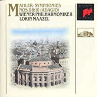 the album cover for Vienna Philharmonic Orchestra / Maazel - Symphonies 9 & 10