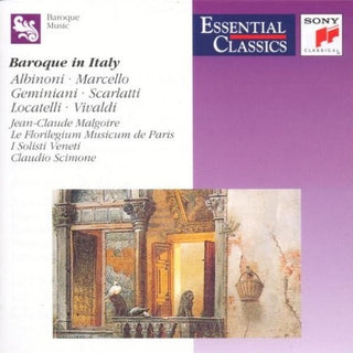 the album cover for Malgoire / Florilegium Musicum Paris - Baroque in Italy / Malgoire