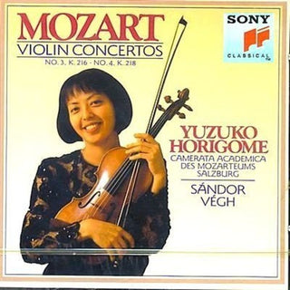 the album cover for Horigome / Vegh - Violin Concertos