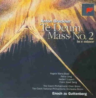 the album cover for Czech Philharmonic Choir / Guttenberg - Te Deum Mass 2