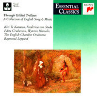 the album cover for Amner - Through Gilded Trellises