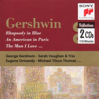 the album cover for Thomas - Rhapsody in Blue