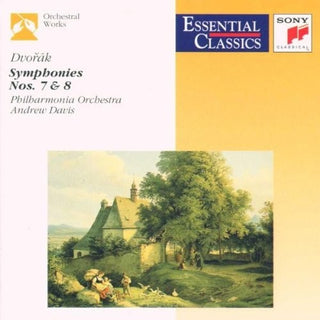 the album cover for Davis / Philharmonia Orchestra - Symphoniess 7 & 8