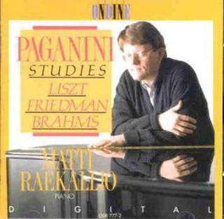 the album cover for Raekallio - Paganini Studies