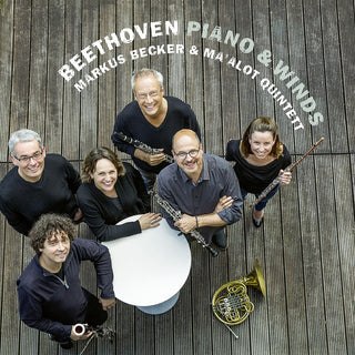 the album cover for Beethoven / Becker / Maalot Quintett - Piano & Winds