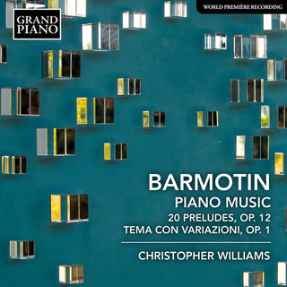 the album cover for Barmotin / Williams - Piano Music