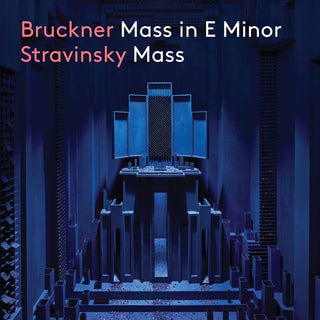 the album cover for Bruckner / Leenaars - Mass in E Minor