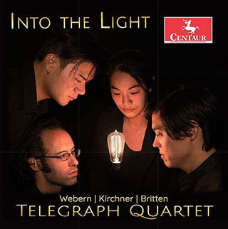the album cover for Britten / Kirchner / Webern - Into the Light