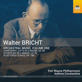 the album cover for Bricht - Orchestral Music 1