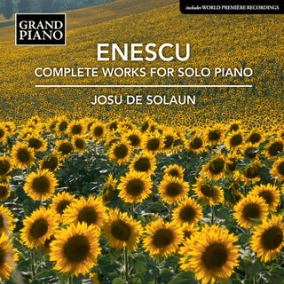 the album cover for Enescu / Solaun - Complete Works for Solo Piano