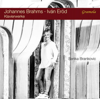 the album cover for Brahms / Brankovic - Senka Brankovic Plays Brahms & Erod
