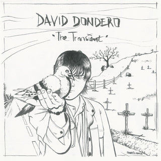 the album cover for David Dondero - The Transient (Two-tone Black & White Vinyl)