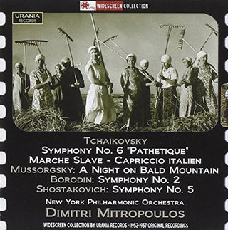 the album cover for Mitropoulos / New York Philharmonic - Symphonic Works