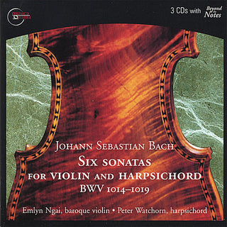 the album cover for Emlyn Ngai - 6 Sonatas Violin and Harpsichord