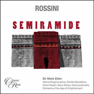 the album cover for Mark Elder - Rossini: Semiramide