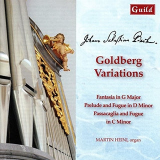 the album cover for J Bach .S. / Heini - Goldberg Variations