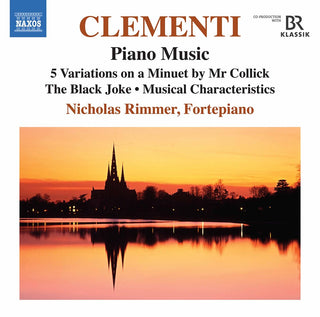 the album cover for Clementi / Rimmer - Piano Music