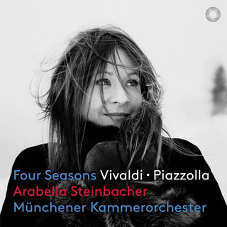 the album cover for Piazzolla / Steinbacher / Munich Chamber Orchestra - Vivaldi - Piazzolla: Four Seasons