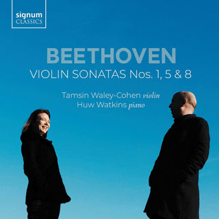 the album cover for Beethoven / Waley-Cohen / Watkins - Violin Sonatas 1 & 5 & 8