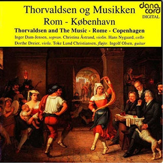 the album cover for Paganini - Thorvaldsen & Music