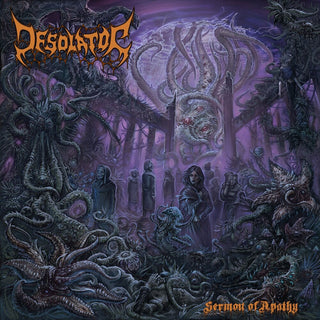 the album cover for Desolator - Sermon Of Apathy
