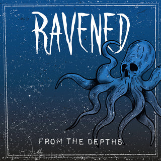 the album cover for Ravened - From The Depths