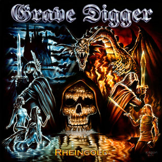 the album cover for Grave Digger - Rheingold