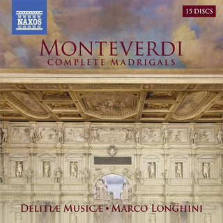 the album cover for Monteverdi / Delitiae Musicae / Longhini - Complete Madrigals