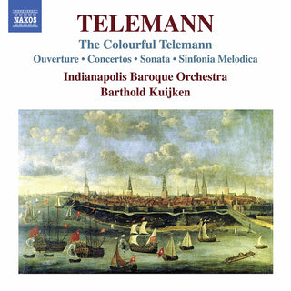 the album cover for Telemann / Indianapolis Baroque Orch / Kuijken - Colourful Telemann