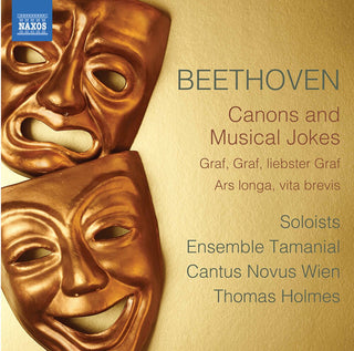 the album cover for Beethoven / Cantus Novus Wien / Holmes - Canons & Musical Jokes