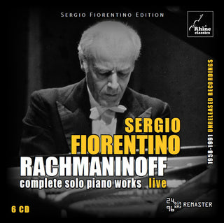 the album cover for Rachmaninoff / Fiorentino - Complete Solo Piano Works