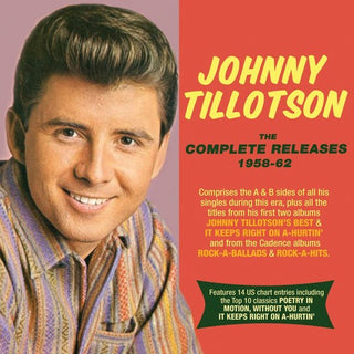 the album cover for Johnny Tillotson - Complete Releases 1958-62
