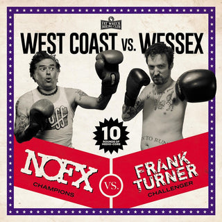the album cover for NOFX - West Coast Vs. Wessex