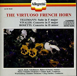 the album cover for Unknown Artist - Virtuoso French Horn