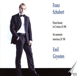 the album cover for Gryesten - Emil Gryesten Plays Schubert