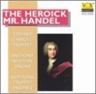 the album cover for Newman - Heroick Mr Handel / Carrol