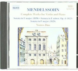 the album cover for Nomos Duo - Complete Works for Violin & Piano