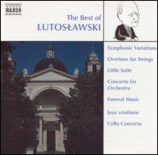 the album cover for Antoni Wit - Best of Lutoslawski / Various